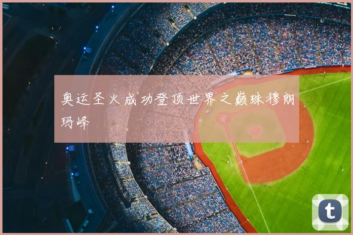 奥运圣火成功登顶世界之巅珠穆朗玛峰